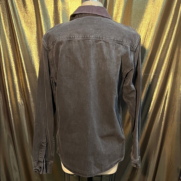 AllSaints Women’s Charcoal Denim Shirt Jacket 🖤👕✨ - Picture 4 of 4